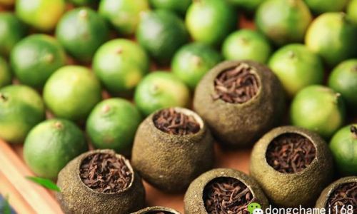 小青柑枸杞茶的做法